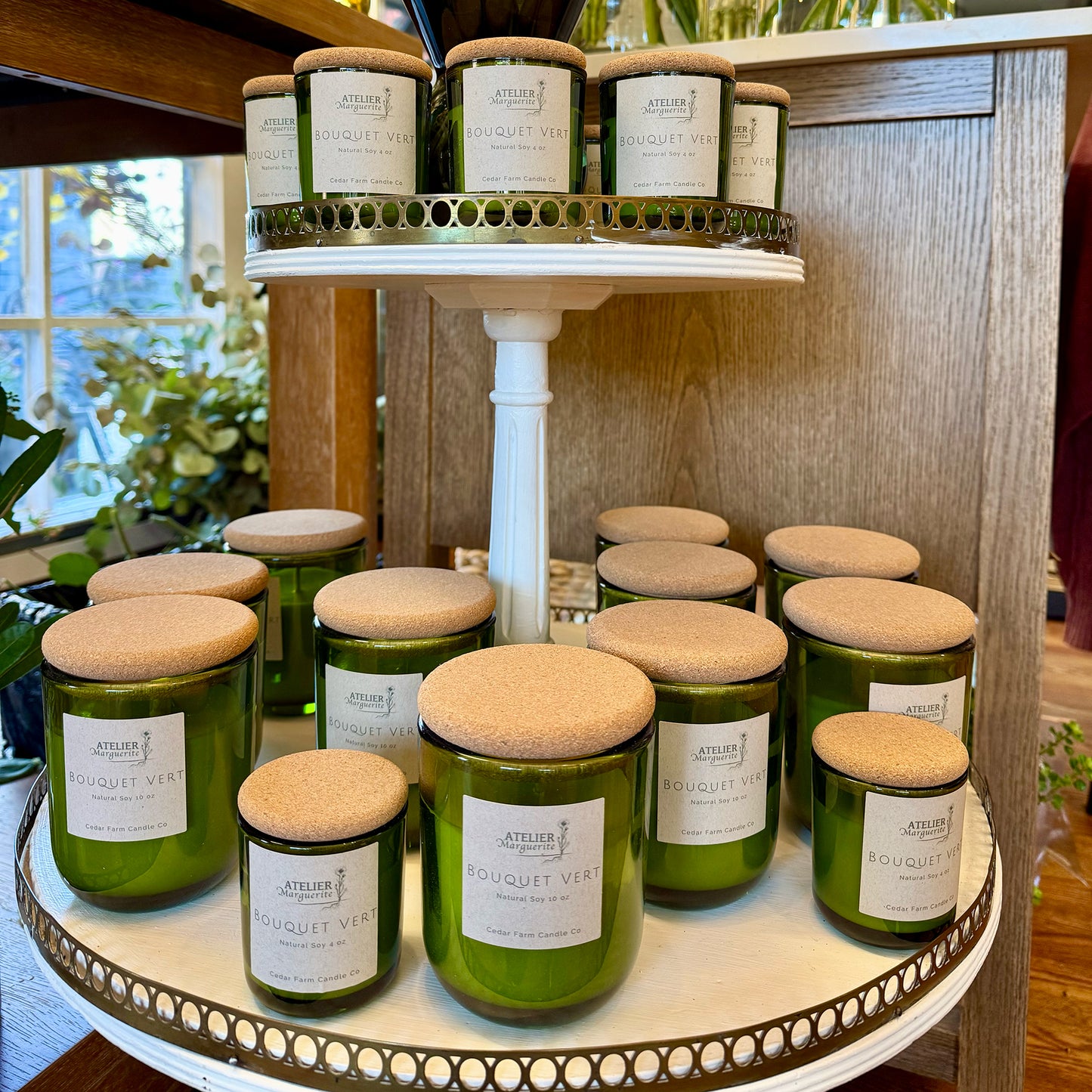 Atelier Marguerite Bouquet Vert Candle