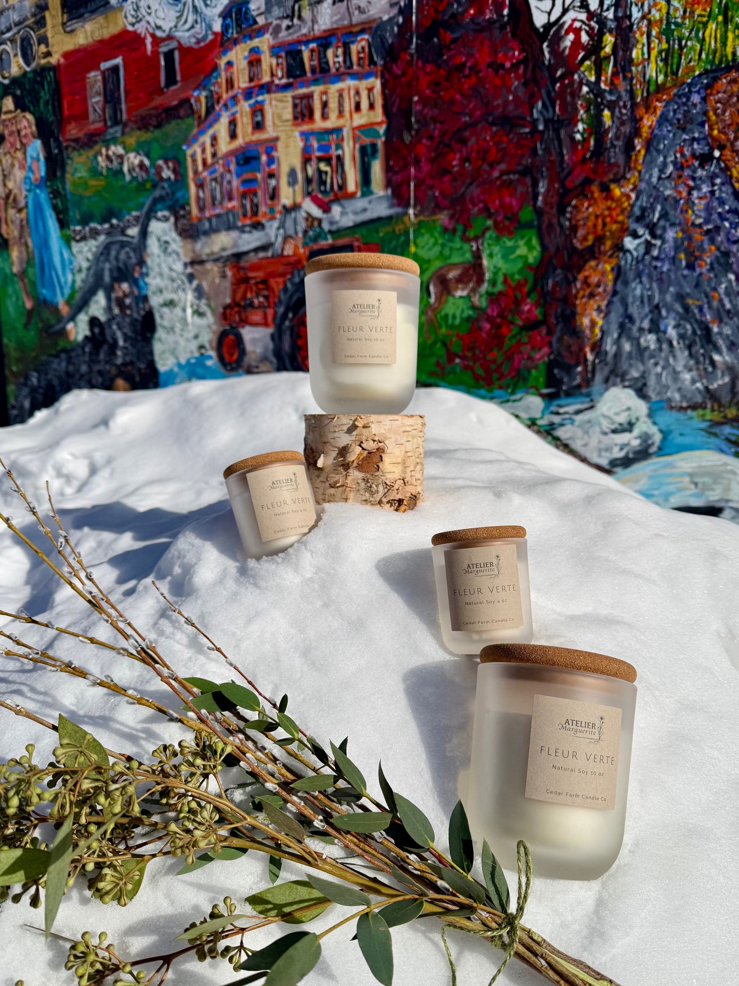 Atelier Marguerite Fleur Verte Candle