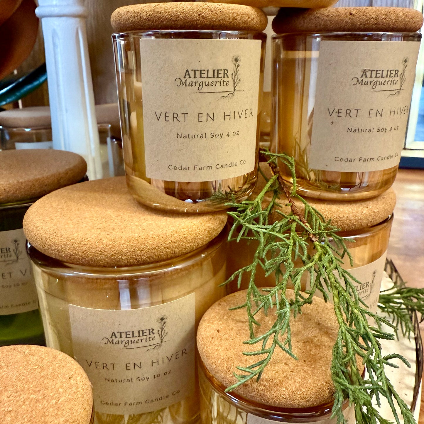 Atelier Marguerite Vert en Hiver Candle