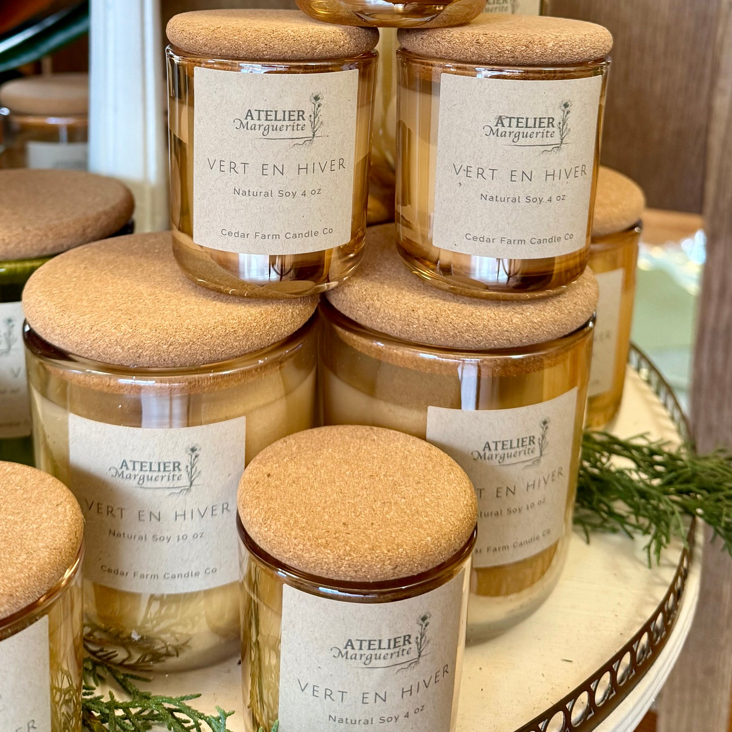 Atelier Marguerite Vert en Hiver Candle