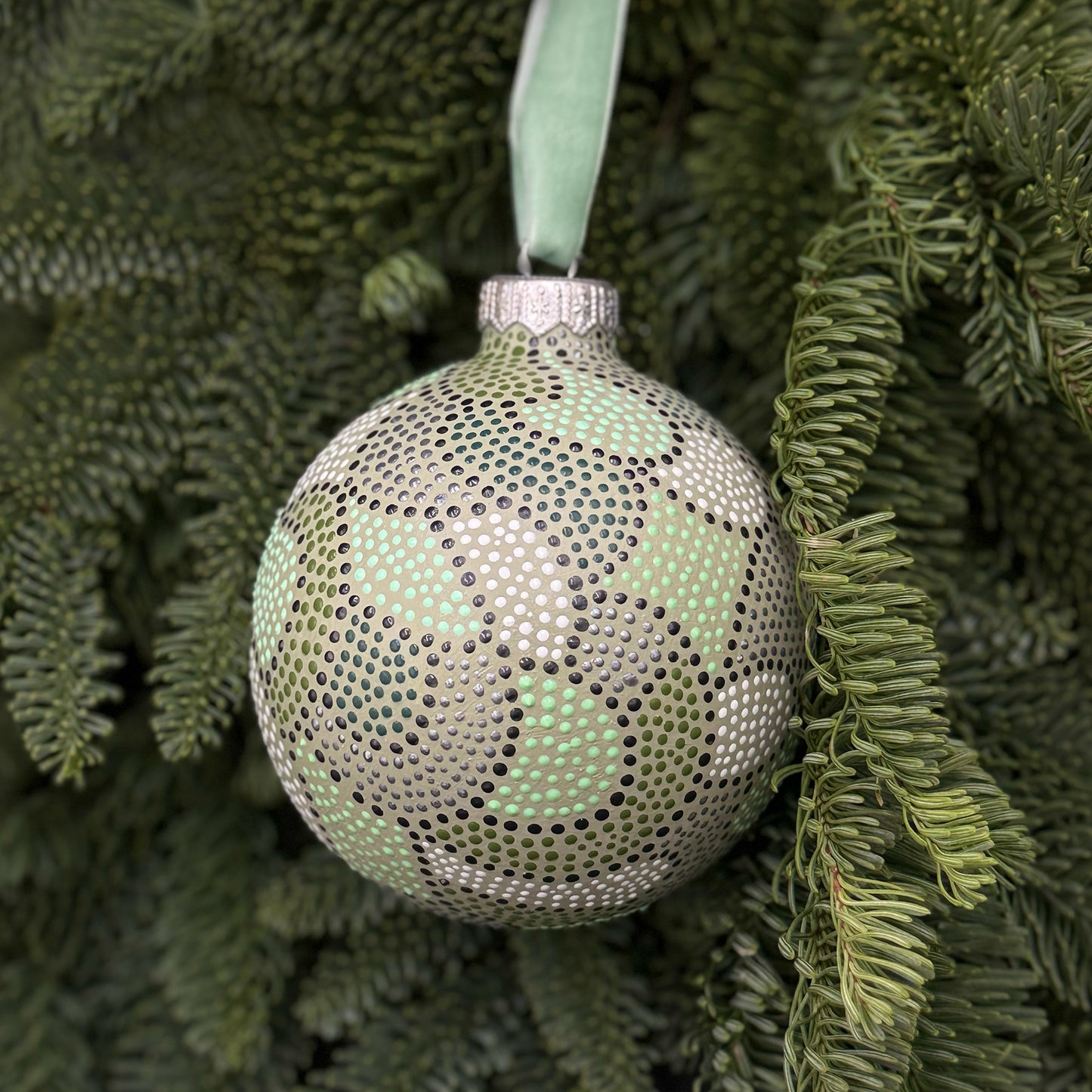 Ceramic Ball Ornament - #012