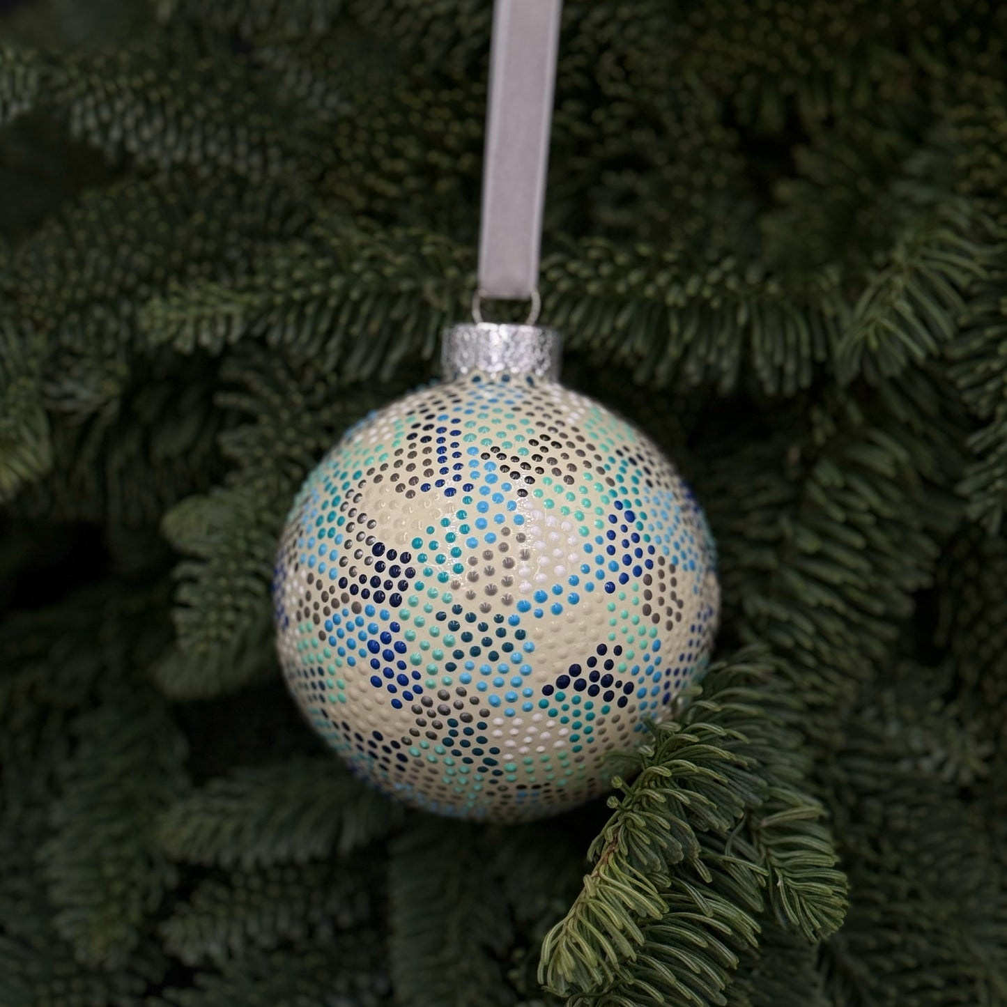 Glass Ball Ornament - #013