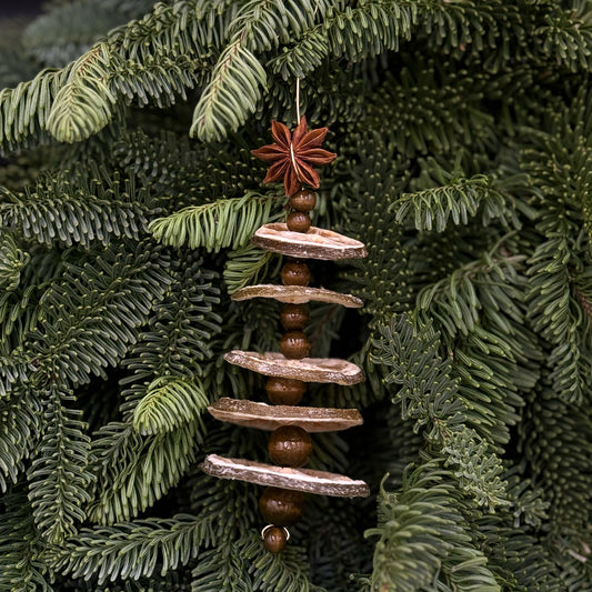 Dried Lime & Star Anise Tree Ornament